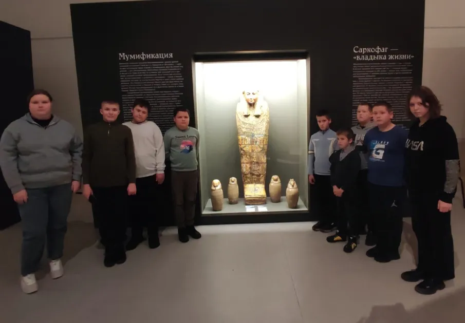 Посещение выставки "Древний Египет" в Нижнем Новгороде