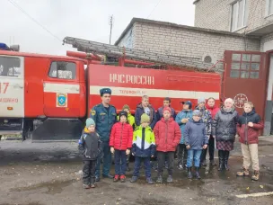Экскурсия в пожарно-спасательную часть № 17 г. Навашино.