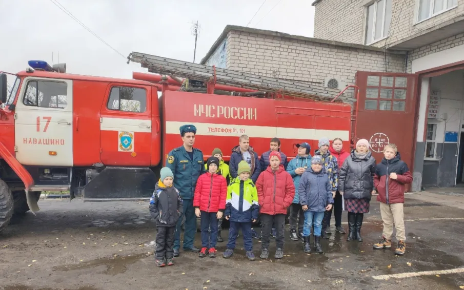 Экскурсия в пожарно-спасательную часть № 17 г. Навашино.