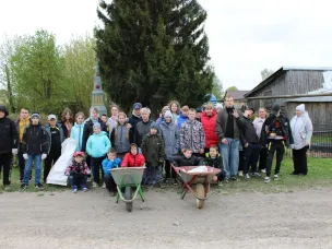 Трудовая акция "Чистое село"